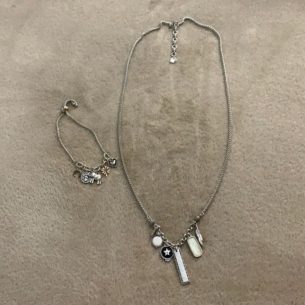 🍀NWOT Lucky necklace & bracelet set